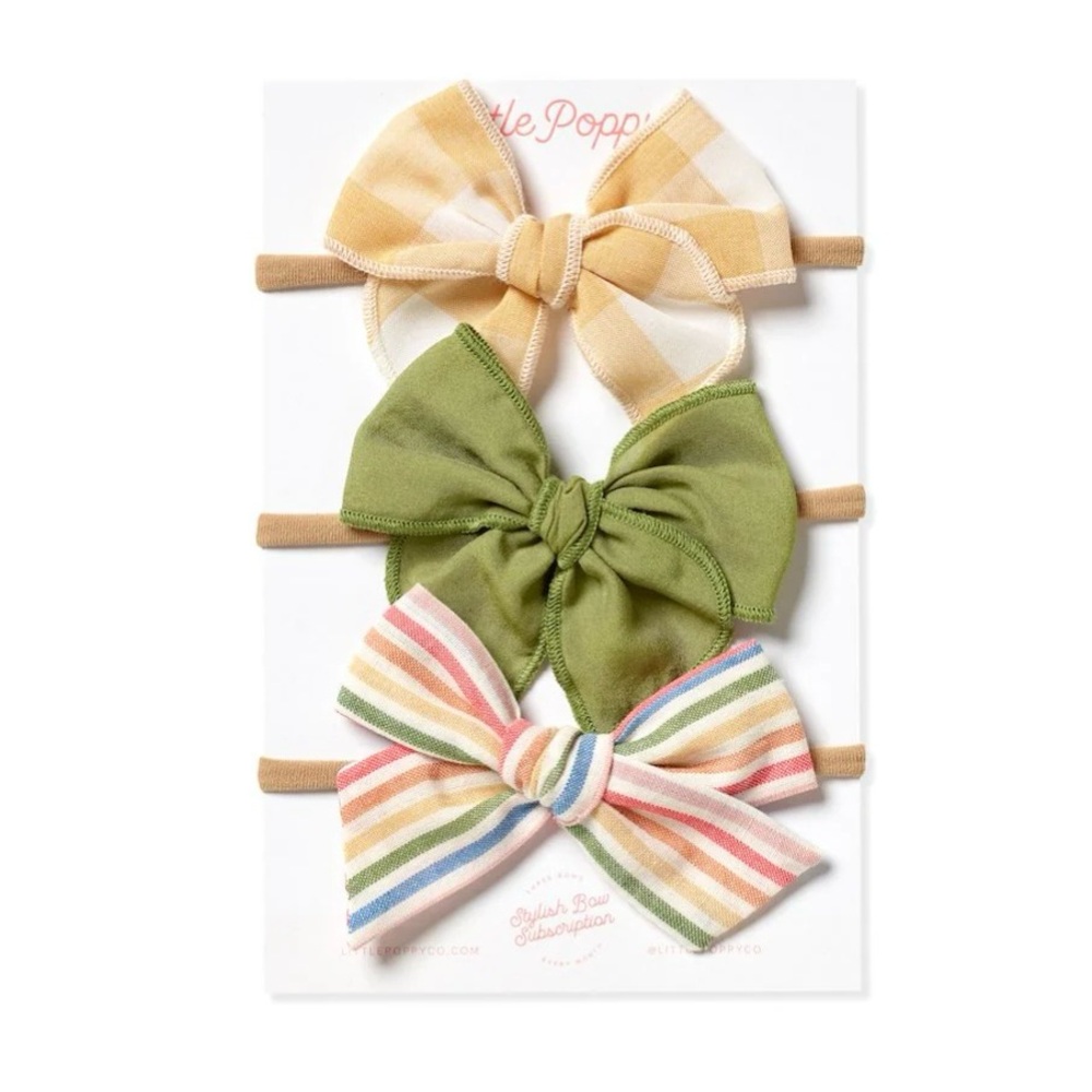 Little Poppy Co The Lucky Bow Clip Set - March 2021
